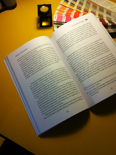 Image of high quality professional typesetting of book