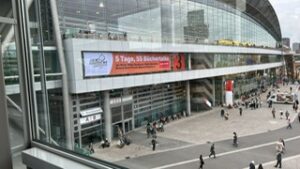 Just one of the many exhibition halls at Frankfurt Book Messe