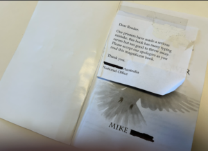 Book that has used the wrong manuscript.